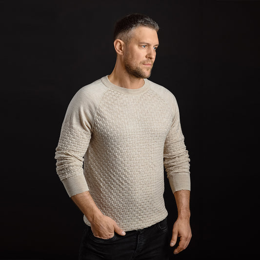 Vyriškas merino vilnos megztinis