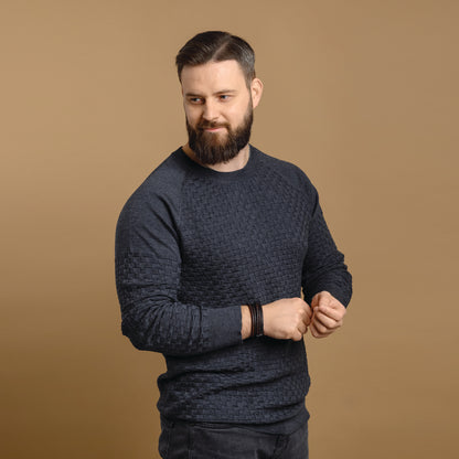 Merino wool sweater for men