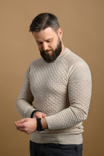 Load image into Gallery viewer, Vyriškas megztinis iš merino vilnos
