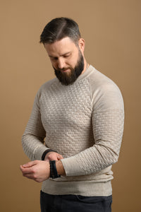 Vyriškas megztinis iš merino vilnos