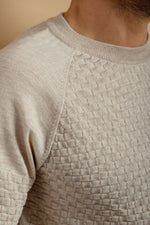 Load image into Gallery viewer, Vyriškas merino vilnos megztinis su reglano rankovėmis
