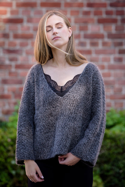 Oversize megztinis iš alpakų vilnos - Viktoria
